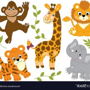 300x300 Set Of Jungle Animals Vector Arenawp