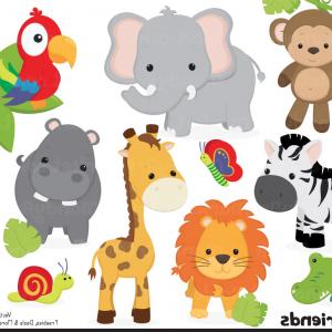 300x300 Stock Illustration Vector Jungle Background Animals Rainforest