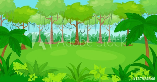 Jungle Background Vector at GetDrawings | Free download