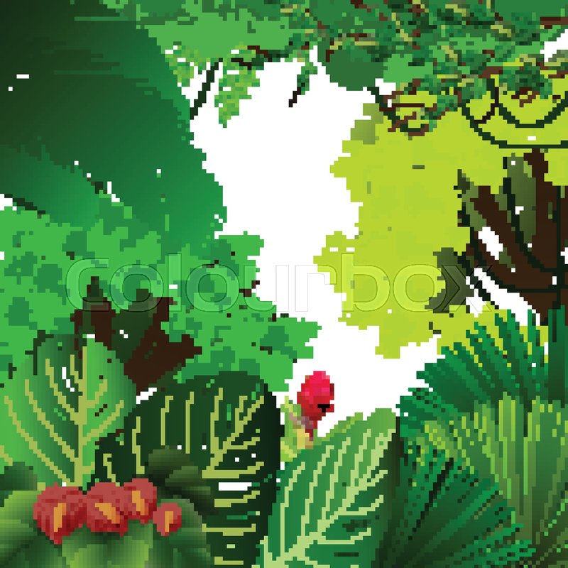 Jungle Background Vector at GetDrawings | Free download