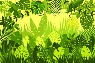 Jungle Background Vector at GetDrawings | Free download