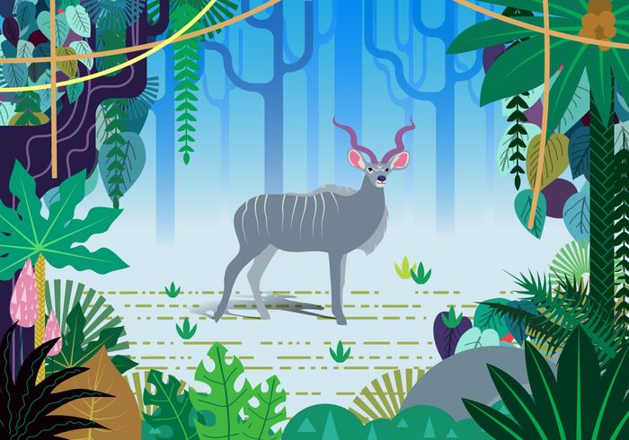 700x490 Jungle Background Vector