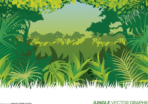 602x424 Cartoon Wood Jungle Sign Free Vector Download 179899 Cannypic