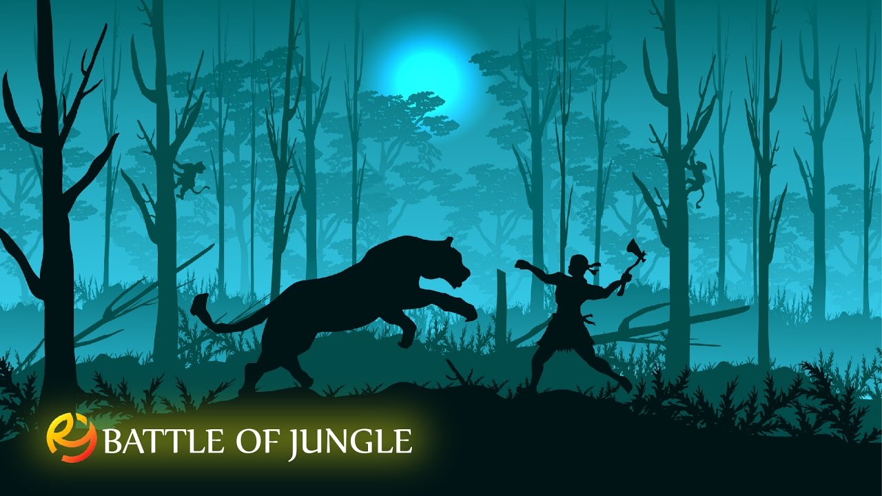 1280x720 Easy Way To Make Vector In Adobe Illustrator, Battle Of Jungle