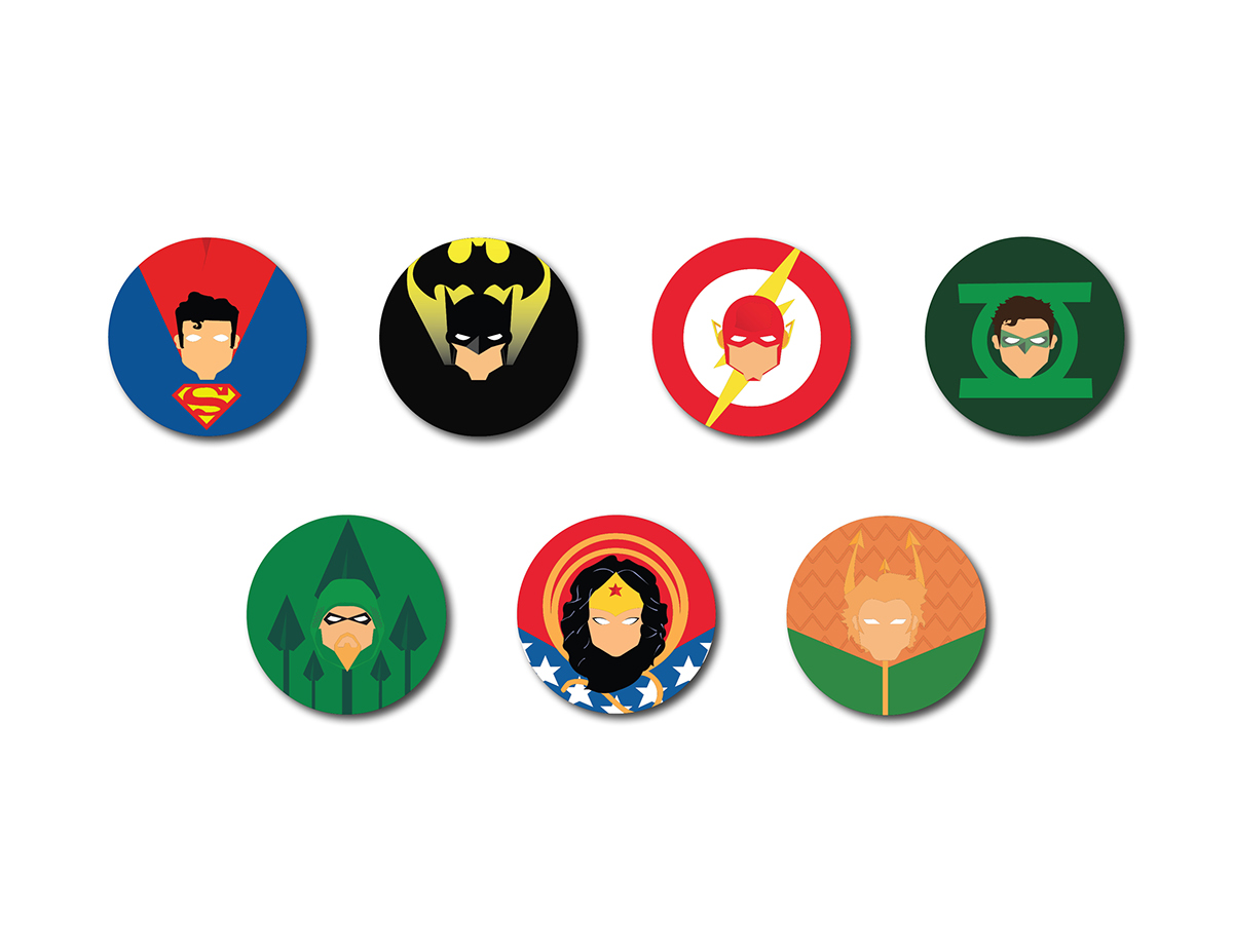 1200x927 Justice League Icons On Behance