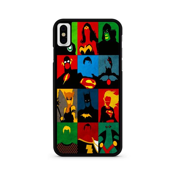 600x600 Dc Justice League Hero Vector Iphone X Case Eternalcase