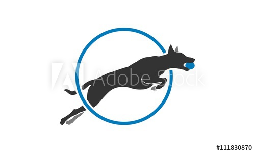500x300 K9 Dog Training Sports Logo