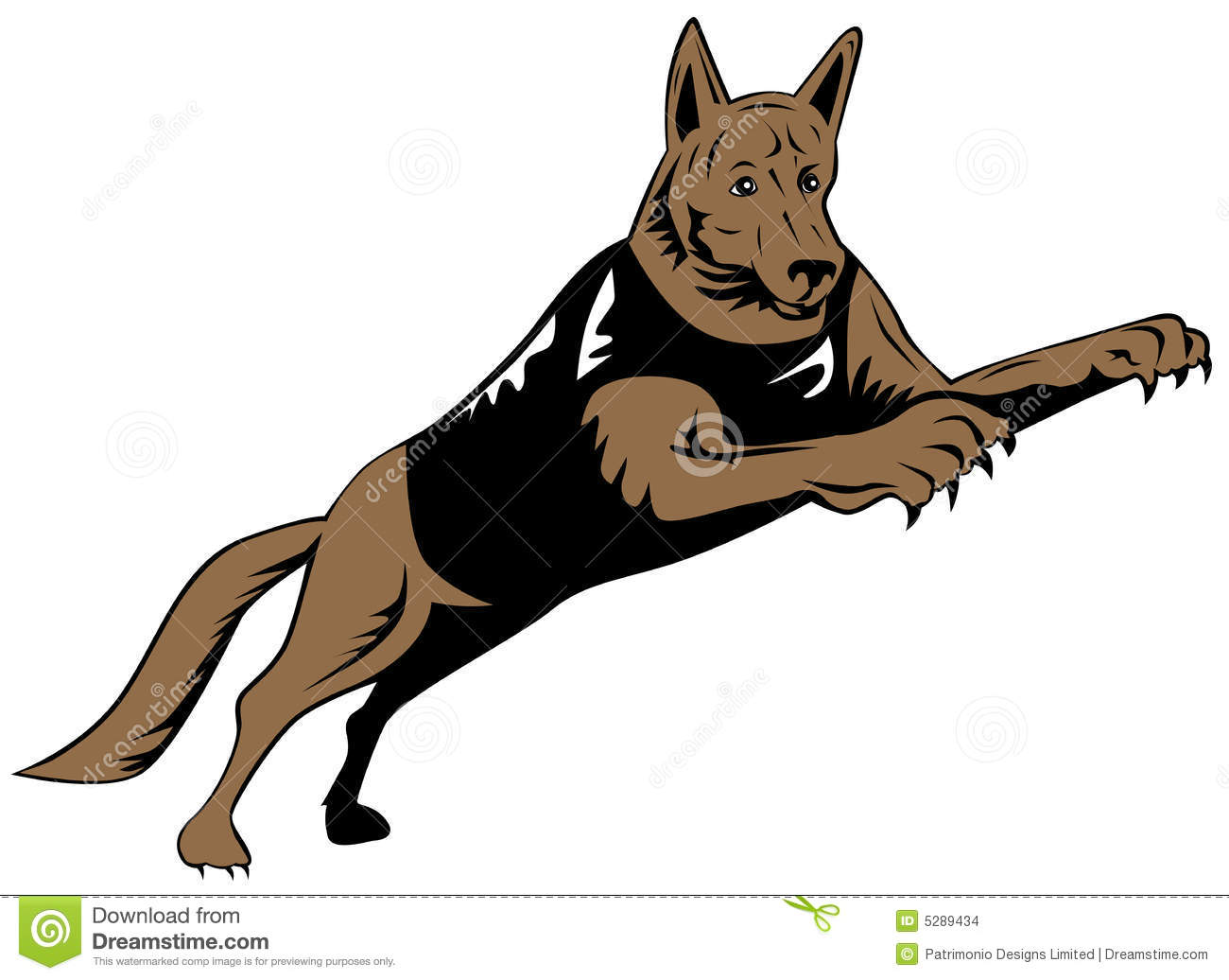 1300x1036 Police Dog Vector Clipart