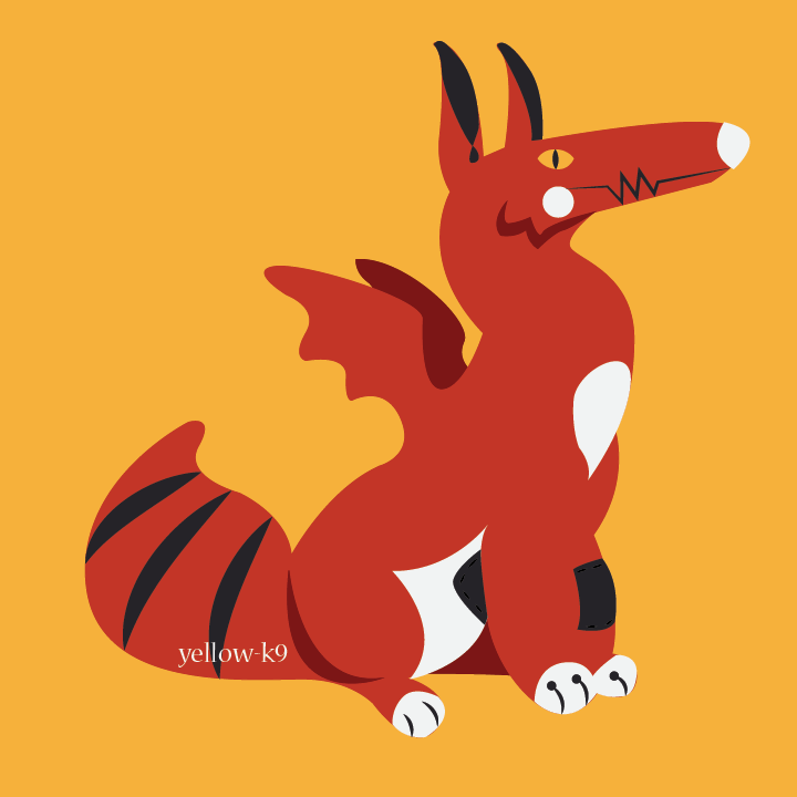 720x720 Dragonfire Vector By Yellow K9