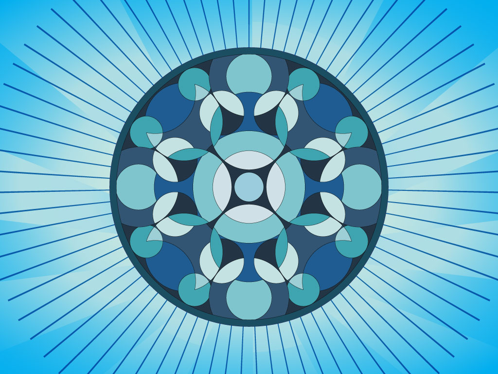 1024x768 Kaleidoscope Vector