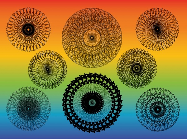 600x446 Kaleidoscope Vectors Free Vector In Adobe Illustrator Ai ( .ai