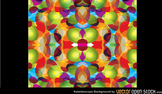 680x395 Rainbow Kaleidoscope Vector Vectorish