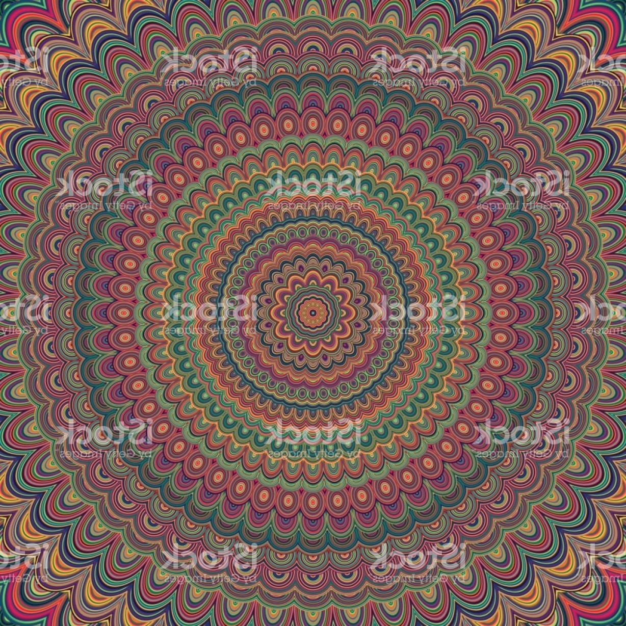 1228x1228 Abstract Bohemian Mandala Ornament Background Circular