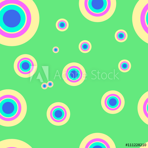 500x500 Pop Art Pattern, Abstract Seamless Texture Kaleidoscope Vector