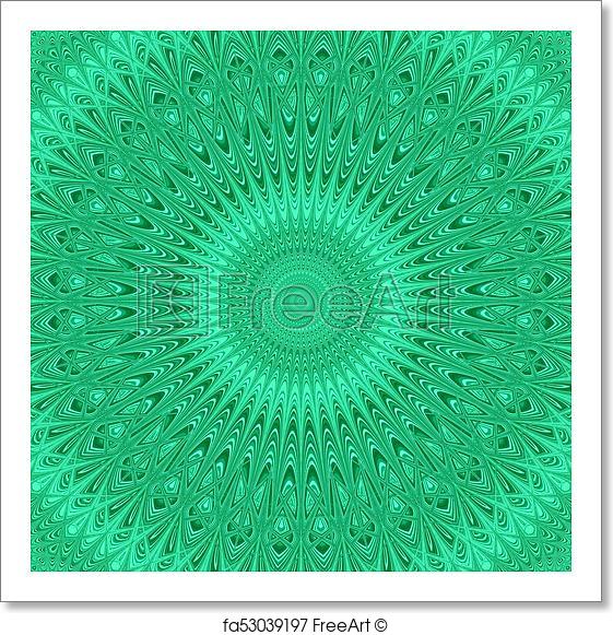 561x581 Free Art Print Of Abstract Mandala Star Fractal Ornament
