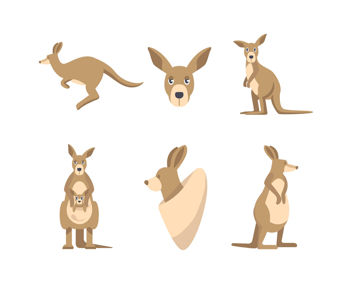 1136x936 Kangaroo Vector Vector Art Amp Graphics