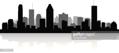 379x169 Kansas City Missouri Brown Skyline Silhouette Stock Vectors