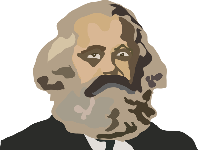 800x603 Karl Marx Free Hand Vector By K6c