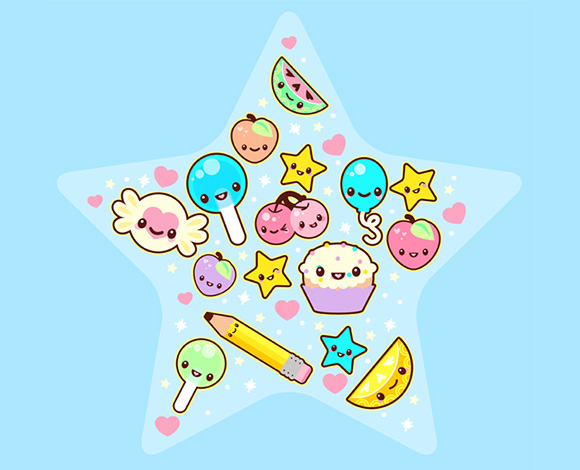 580x470 Kawaii Illustration Tutorials Kao