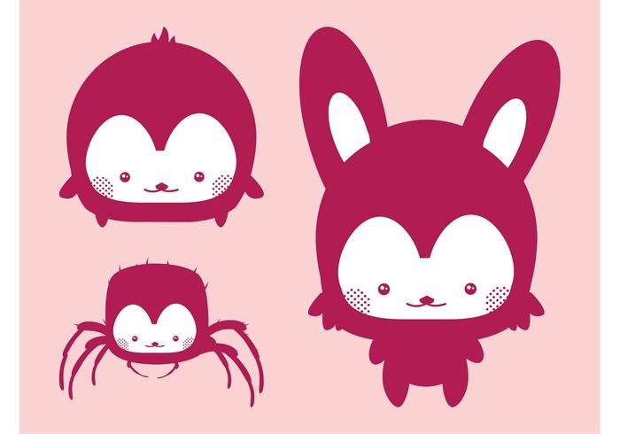 700x490 Kawaii Vector Animals