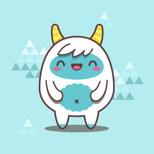 600x600 Creating A Simple Kawaii Yeti With Basic Shapes In Adobe Illustrator