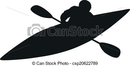 450x230 Kayak Clipart Silhouette