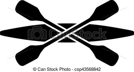 450x242 Kayak With Crossed Paddles.