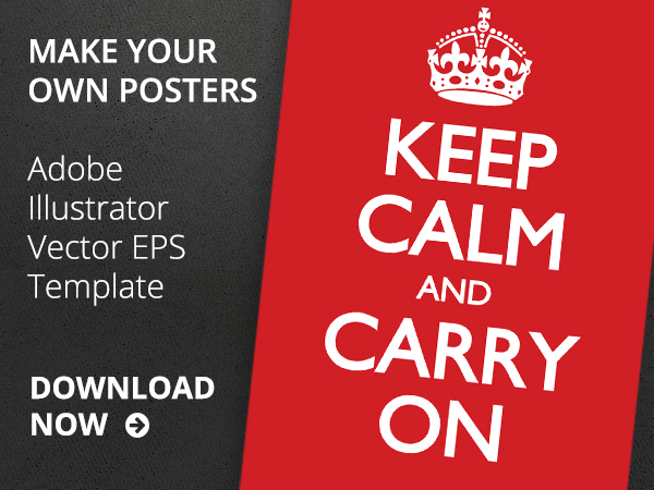 600x450 Free Calm And Carry Poster Template In Vector Eps Ian