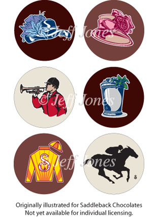 311x425 Horse Racing Kentucky Derby Vector Art Icon Illustrations