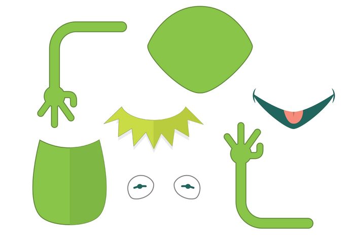 700x490 Kermit The Frog Vector Parts