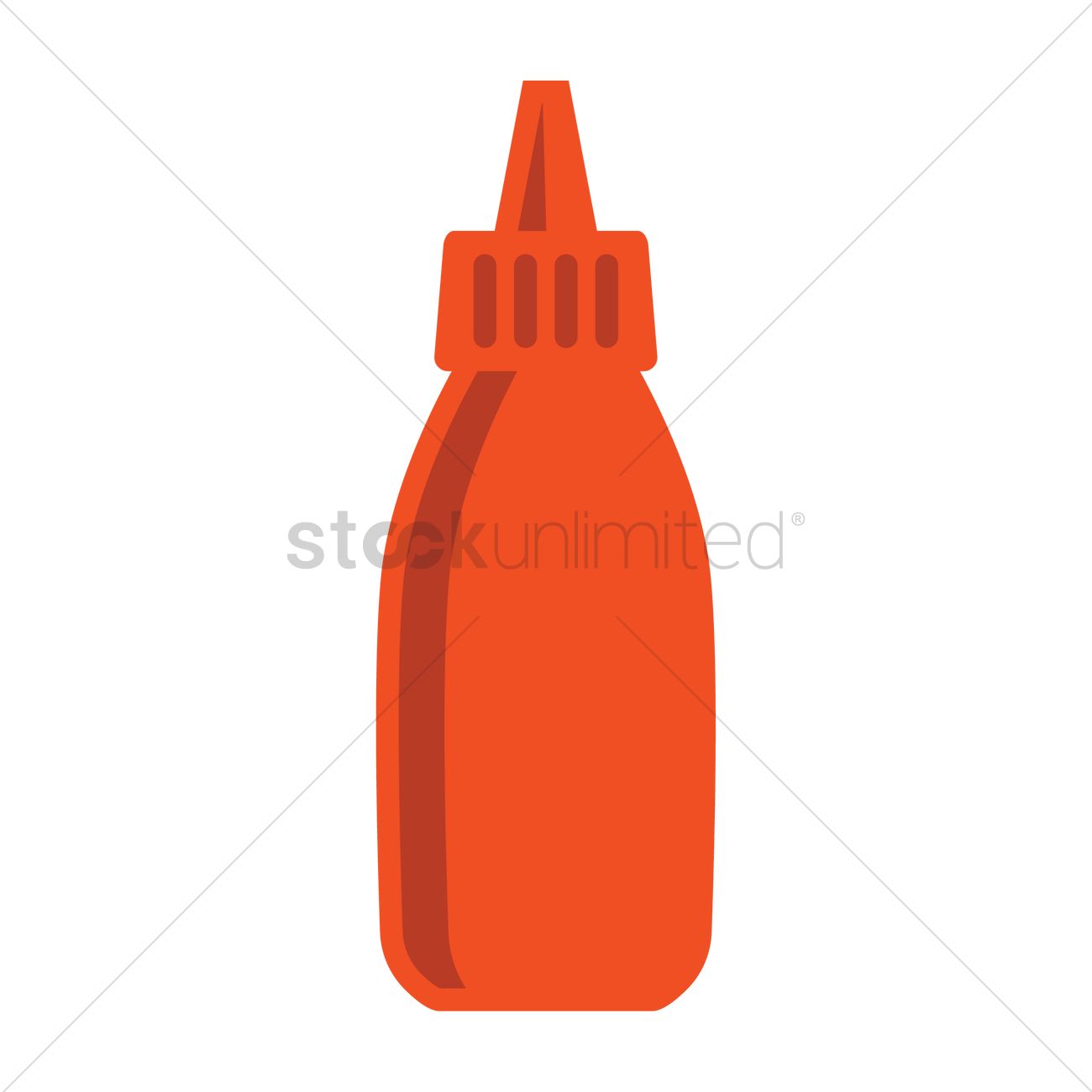 1300x1300 Tomato Ketchup Vector Image