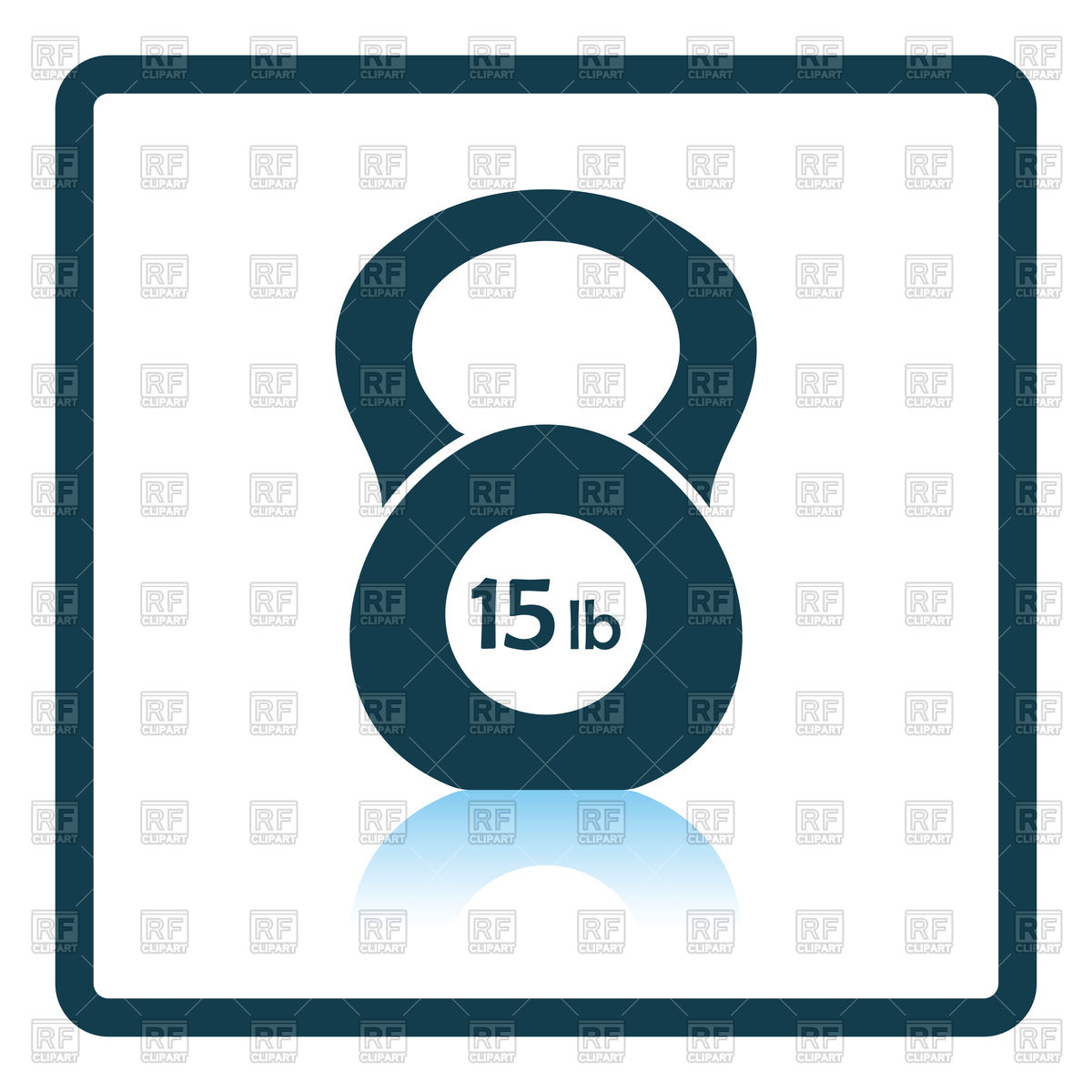 1200x1200 Kettlebell Icon With Shadow Vector Image Vector Artwork Of Icons