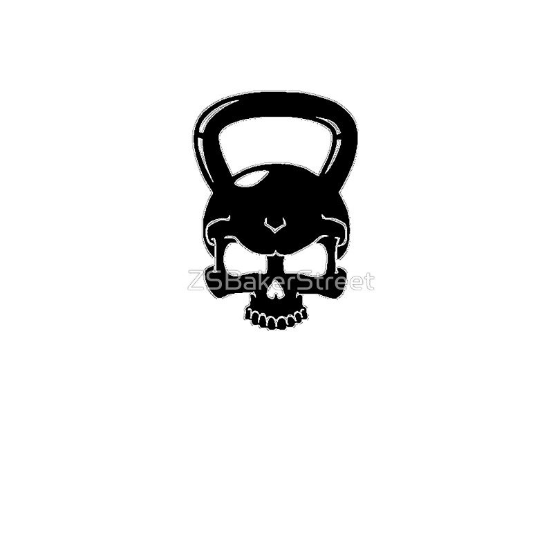 800x800 Skull Clipart Kettlebell