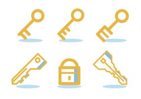 286x200 Key Icon Free Vector Art