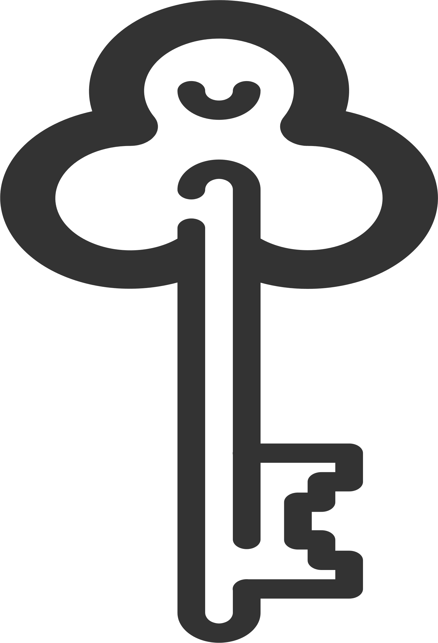 1518x2228 Key Icon Vector Clipart Image