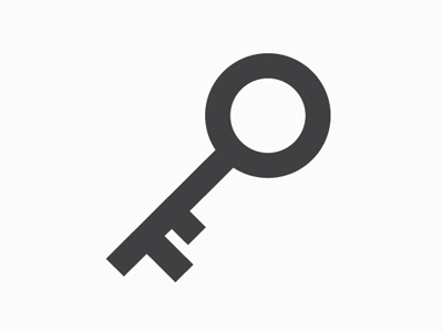 400x300 Minimal Key Icon (Vector) By Wassim