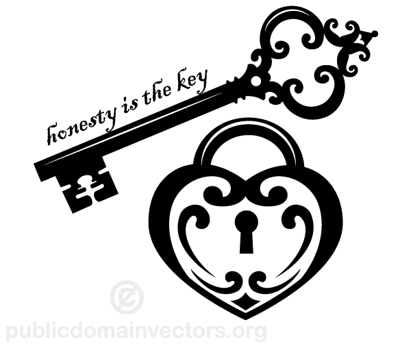 600x505 Honesty Is The Key Vector Art 123freevectors