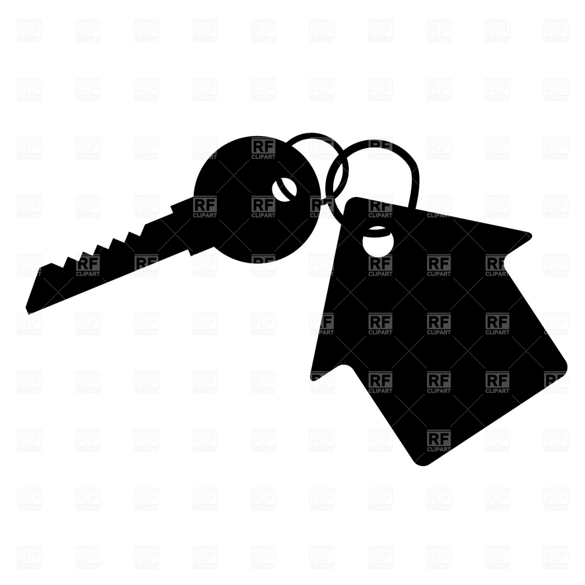 1200x1200 House Key Vector Image Vector Artwork Of Architecture, Buildings