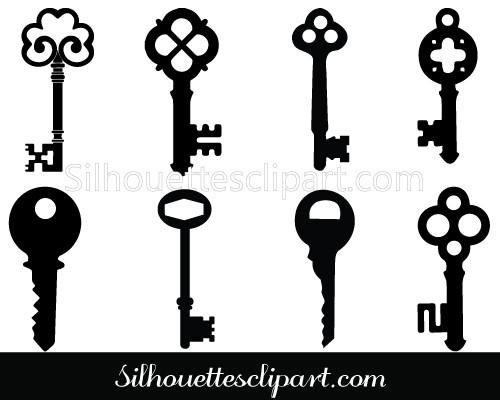 500x400 Key Vector Graphics Download Key Vector Silhouette Silhouettes