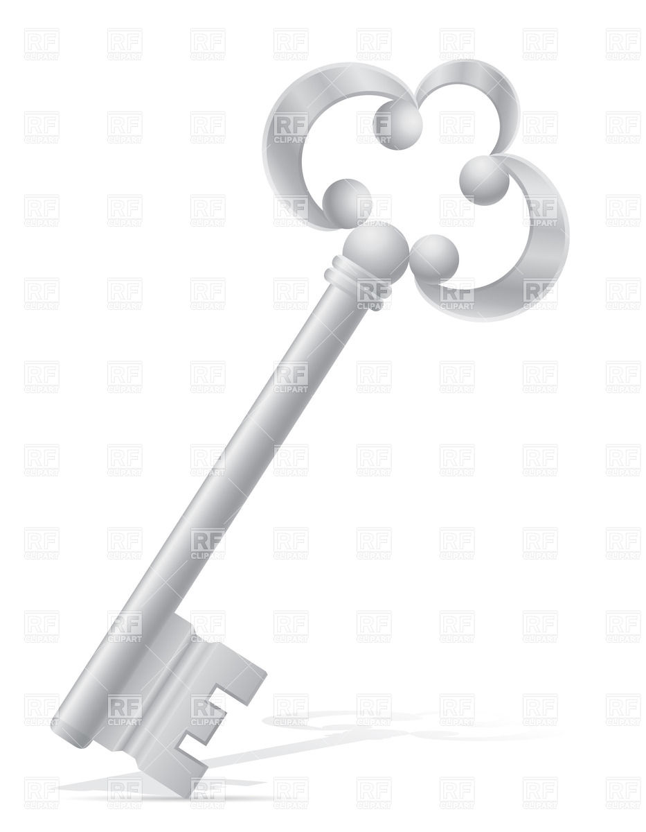 933x1200 Steel Vintage Door Key Vector Image Vector Artwork Of Objects