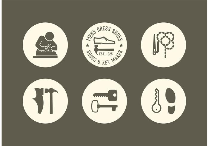 700x490 Free Shoe And Key Maker Vector Icons