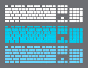 300x235 Keyboard Key Royalty Free Vectors