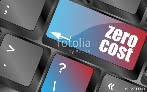 500x313 Zero Cost Button On Computer Keyboard Key Vector . Keyboard Keys