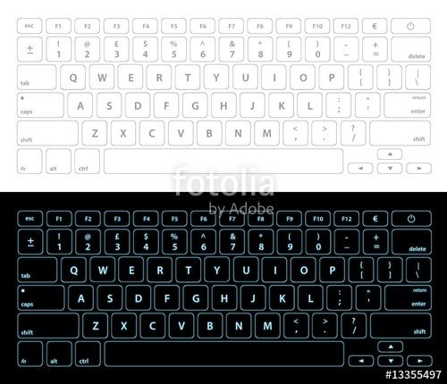 500x430 Computer Keyboard Buttons Stock Image And Royalty Free Vector