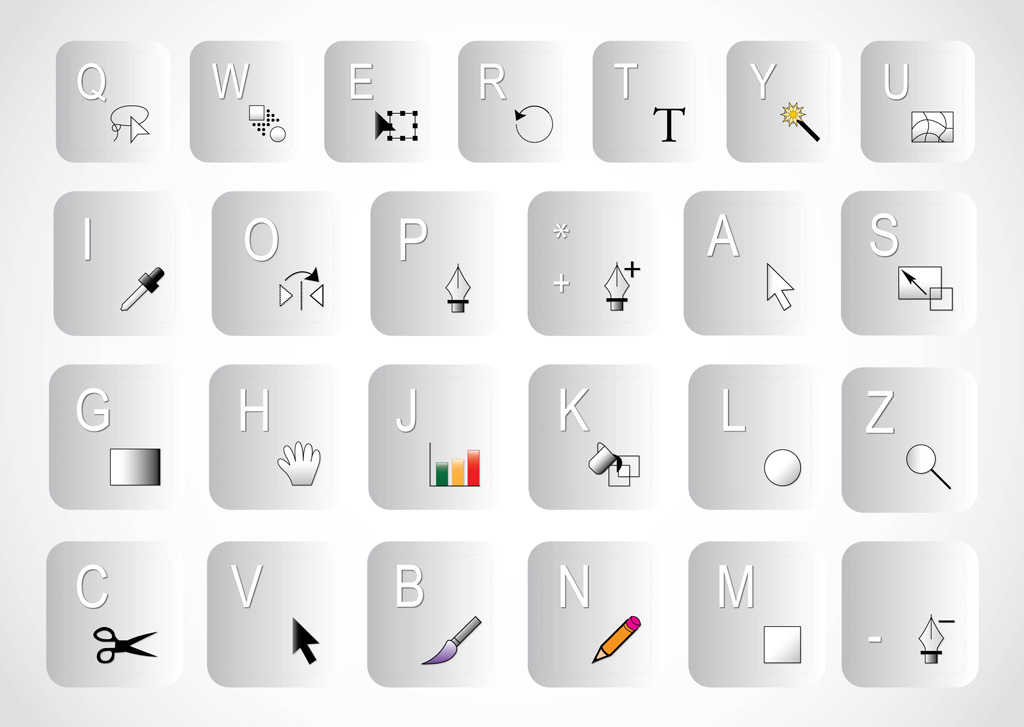 1024x727 Keyboard Shortcuts Vector Art Amp Graphics