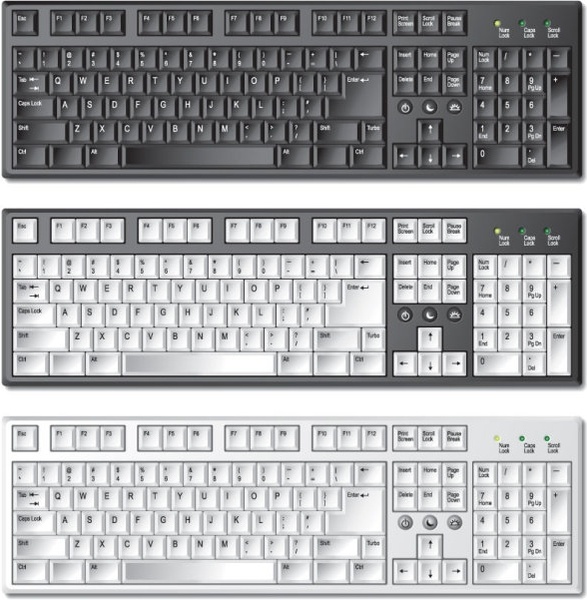 587x600 Keyboard Template 01 Vector Free Vector In Encapsulated Postscript