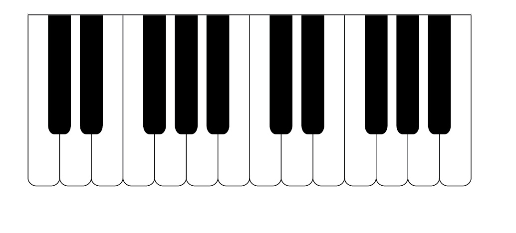 1034x468 Piano Keyboard Free Vector Graphic Download
