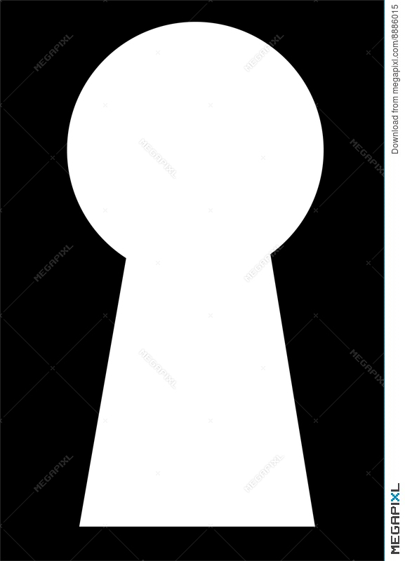 577x800 Keyhole Vector Illustration 8886015