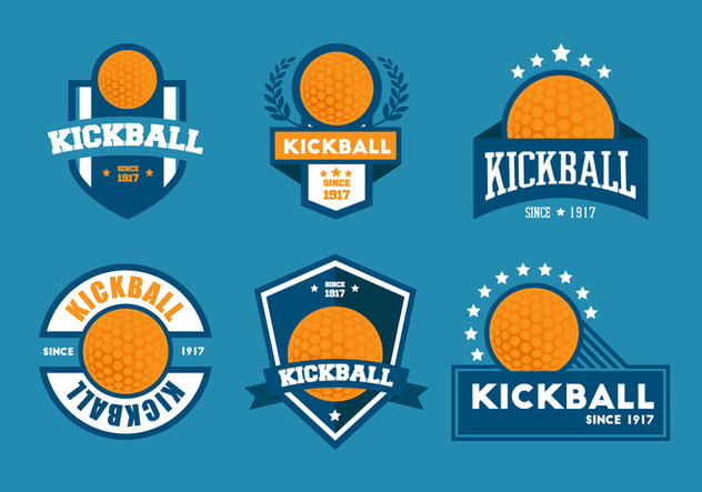632x443 Kickball Vector Badge Sets Free Vector Download 412987 Cannypic