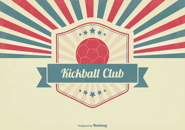 632x443 Retro Kickball Club Illustration Free Vector Download 356327